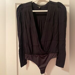 AFRM Black Long Sleeve Bodysuit